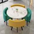thumbnail image 2 of Living Room Chairs Minimalist Modern Dining Table Set 4 Chairs Comedor 4 Sillas Reception Coffee Tables Kitchen Furniture HY My Lux Decor Round, 2 of 27