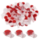 thumbnail image 3 of 55 piezas de conectores de empalme de gel UR de 3 puertos, conectores de cable rojo y transparente, 3 of 8