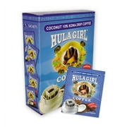 HULA GIRL COCONUT 10% KONA DRIP COFFEE BOX OF 5