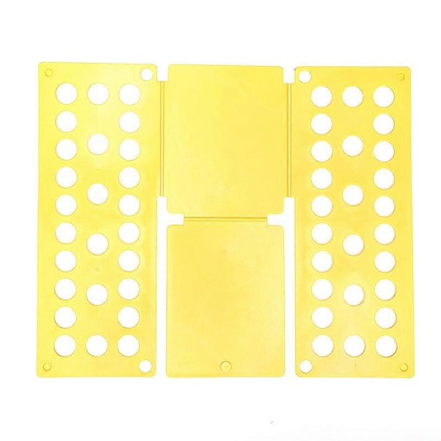 KAIYANG Tabla para doblar ropa para niños, tabla para doblar camisetas, ayuda para doblar la ropaAmarillo