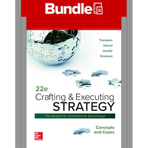 Pre-Owned GEN COMBO LL CRAFTING & EXECUTING STRATEGY:CONC & CASES; CONNECT Access Card, 9781260691696, 1260691691, Paperback, 22 edition