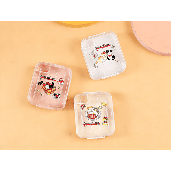 QearFun Cat Earbuds for Kids in-Ear Headphones,Kid Cable Wired Earbud,Earphone with Microphone and Lovely Earphones Storage Case,Ideal Gifts for School Girls and Boys (Orange)