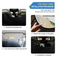 thumbnail image 2 of ALAZA Sunflower Field Windshield Sun Shade Car Foldable Sun Visor Block UV Rays Protector 53"x23.5", 2 of 8