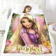 thumbnail image 5 of Enredados Rapunzel anti-pilling, suave, ligera, esponjosa y acogedora de lujo para hogar y cocina – Perfecta para niños y adultos,130X150cm, 5 of 6