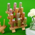thumbnail image 2 of SPRING Small Spools Nature Wooden Thread Holder Sewing Embroidery Thread Rack And Organizer Storage Shelf Hair Braiding Hanging C, 2 of 7