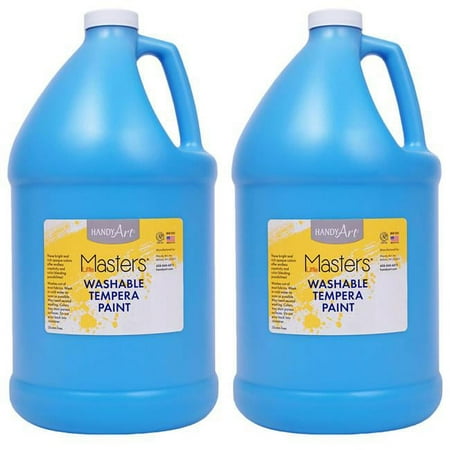 UPC: 0194629111121 | Rock Paint & Handy Art RPC214732-2 Washable Tempera Paint for Grade PK Plus Light Blue – 2 Each