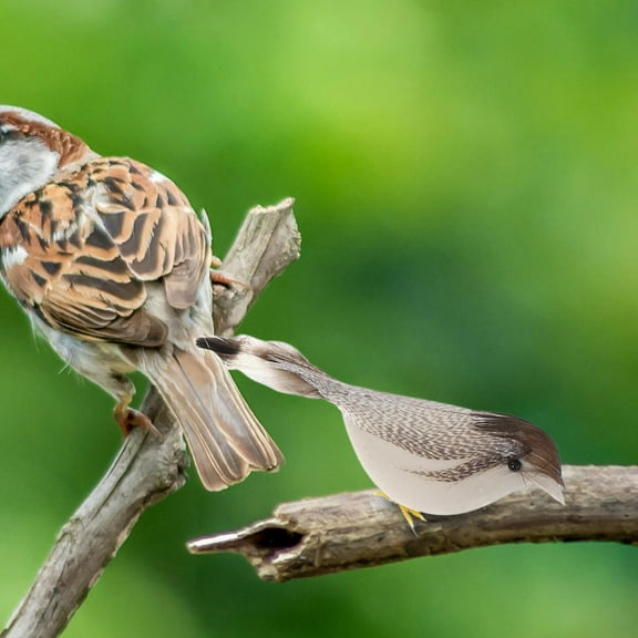 12 Pcs Bird Figurines Home Decor Simulation Decoration