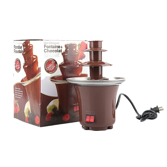 DAMAI 3 Tier Electric Chocolate Fountain, Electric Chocolate Fondue Fountain Machine for Party for Candy Butter Cheese Valentine's Day Parties