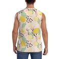 thumbnail image 4 of Fotbe Men's Lemon Leaves Print Men's Sleeveless Muscle Tank Tops Casual T-Shirts for Gym Workout Beach-3X-Large, 4 of 8