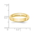 thumbnail image 3 of Primal Gold 10 Karat Yellow Gold 4mm Half Round Wedding Band Size 8, 3 of 4