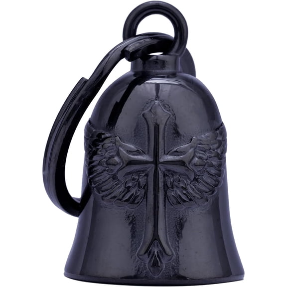 for Bells - Angel Bell for Men Women,Bell Biker Accessory,Guard Riding Safety (Black)