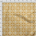 thumbnail image 4 of oneOone Cotton Silk Mustard Yellow Fabric Asian Shibori Sewing Fabric By The Yard Printed Diy Clothing Sewing Supplies 42 Inch Wide, 4 of 4
