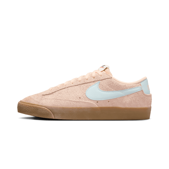 NIKE WOMENS Blazer Low 77 Vintage WMNS "Crimson Tint Glacier Blue" FQ8060 800 from Stadium Goods