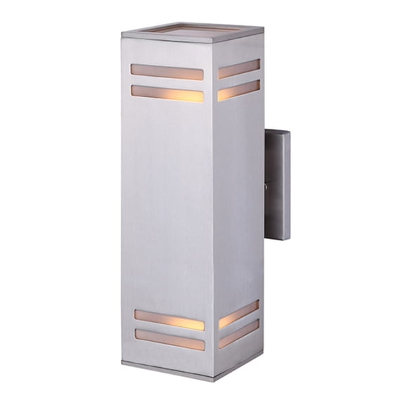 Canarm Iol308 Tay 2 Light 4-1/2" Wide Outdoor Wall Sconce - Nickel