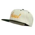 thumbnail image 2 of Soul Embroidered Snapback Cap - Natural Black OSFM, 2 of 5