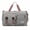 grey&pink, variant on large capacity diamond patterned travel bag (including shoe compartment) | Nylon casual fitness bag, portable weekend short distance bag, randomly printed, durable handheld