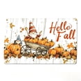 thumbnail image 2 of LEFXSMR Fall Bathroom Rugs Non-Slip Bath Mat Pumpkin Maple Leaves Design Area Rug for Front Door Porch Entryway Thanksgiving Decorations, Orange, 2 of 6