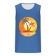 thumbnail image 4 of Camiseta sin mangas de cuello redondo para hombre, informal, a la moda, sin mangas, con estampado, blusa deportiva de cuello redondo para hombre, 4 of 4