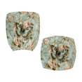 thumbnail image 3 of FKELYI Office Chair Slipcover Rotating Armchair Protector Covers Retro Butterfly Rose Flower Print Swivel Computer Chair Cover Washable Dust-Proof Home Docer, 3 of 7