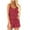 Red, variant on Up to 50% off Women's Summer Casual V-Neck Sleeveless Tank Top Short Jumpsuit Elastic Waist Romper With Pockets Gift for Women