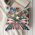 thumbnail image 3 of YINGXI Let dom Throw Pillow Covers, USA Flag Decorations 22x22in, 3 of 5