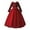 Wine, variant on Utoimkio Girls Long Evening Gown Dress Winter Fall Maxi Gown Long Sleeve Princess Party Dresses for Girls 4-12 Years