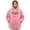 Pink, variant on Women's Pet Dog Pouch Hoodie, Oversized Dog Carrier Sweatshirt with Large Pocket, Long Sleeve Dog Hoodie & Cozy Winter Clothes