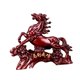 thumbnail image 5 of Estatua de caballo escultura animal colección de resina estatuilla decorativa adorno de escritorio para oficina escritorio chimenea decoración del rojo, 5 of 8