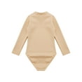 thumbnail image 6 of Zaldita Kids Girls Ballet Dance Gymnastics Fleece Leotard Long Sleeve Nude Bodysuit Athletic Biketard Top Mock Neck 12-13, 6 of 7