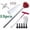 Red, variant on 13Pcs Tire Valve Tool Kit,Fast Tire Core Replacement Set for Cars Motorcycles Light Trucks,Efficient Durable Portable Tire Repair Tools for Home Garage Auto Maintenance Professionals-Red