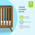 thumbnail image 4 of DaVinci Otto 3-in-1 Convertible Mini Crib with 4" Mattress in Walnut, 4 of 8