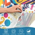 thumbnail image 4 of Yayeee Kitchen Valance Rod Pocket 54" x 18" Living Room Window Curtain, Musical Pattern, 4 of 6