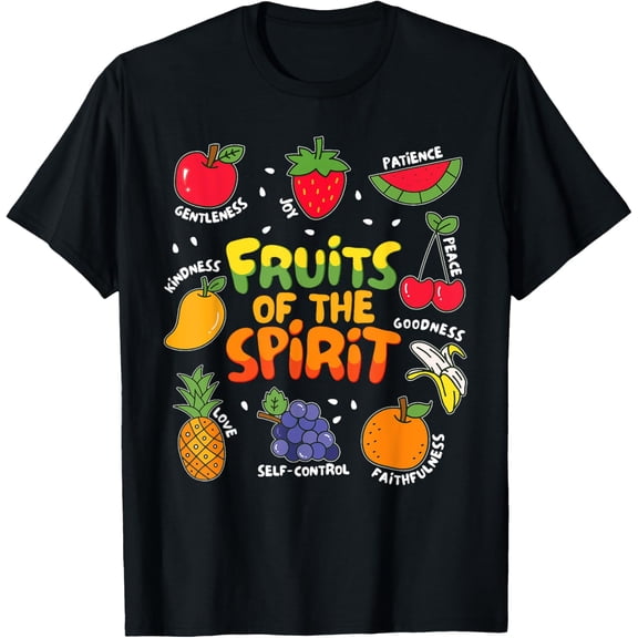 Exquisite and comfortable- Fruit Of The Spirit Fruit Colorful Summer Vacation T-Shirt