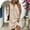 *Beige, variant on ClodeEU Women's Sleeveless V Neck Button Tunic Dress,Loose Casual Mini Dress with Side Slit Beige,Women's Plus L