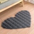 thumbnail image 5 of PEONAVET Bedroom Rug Bubble Pile Cream Style Living Room Heart Rug Single Sofa Coffee Table Rug Cloakroom Makeup Cushion Rugs, 5 of 5