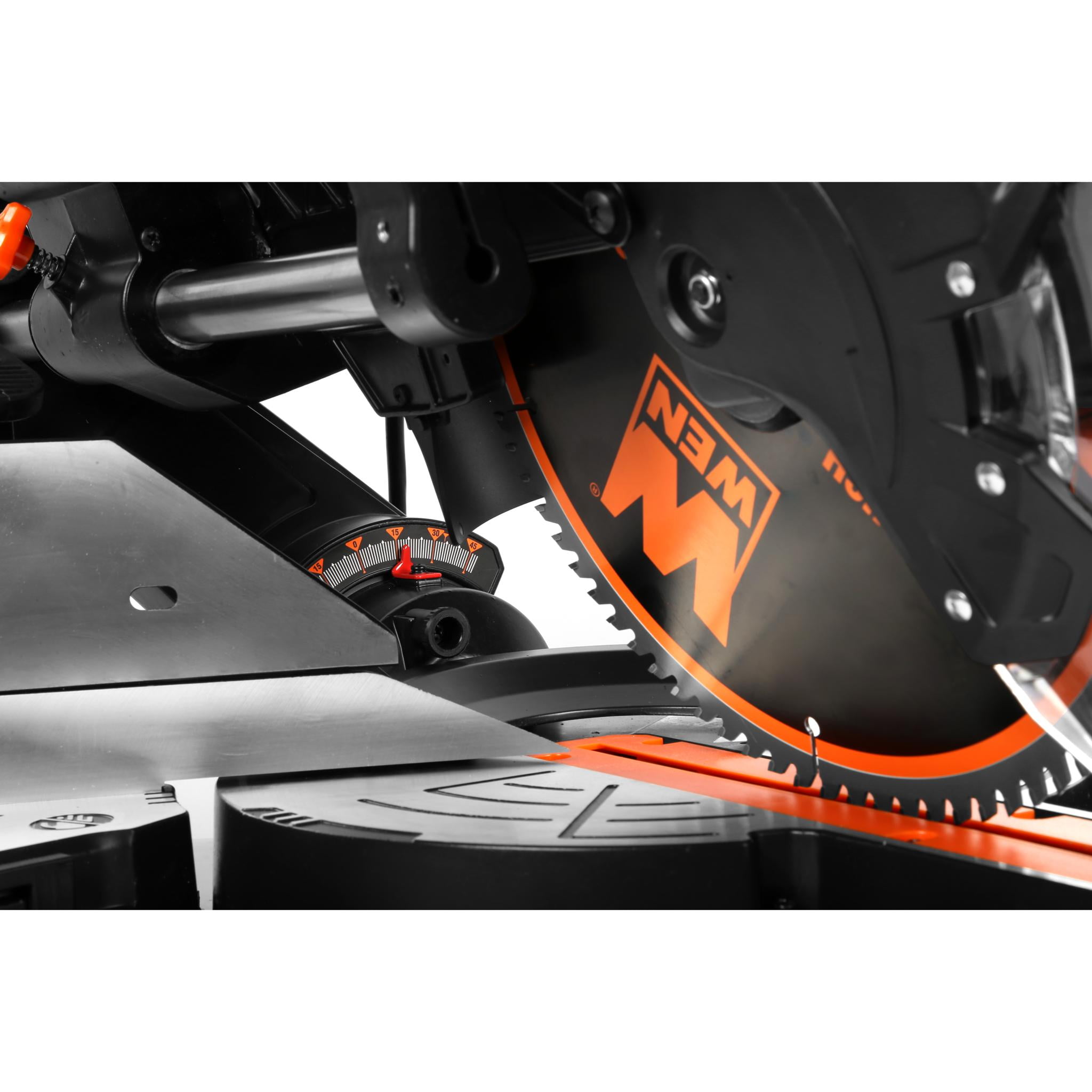 WEN 15-Amp 12-Inch Dual Bevel Sliding Compound Miter Saw with LED Cutline