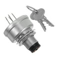 thumbnail image 4 of Lawn Mower Ignition Starter Switch Replacement Part for Lawn Mower Universal Ignition Switch with Key for Tractors Heavy Duty Ignition Switch, 4 of 8