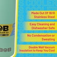 thumbnail image 4 of BOB THE COOLER CO - 26oz "The Big Swig" Double Wall Vacuum Insulated Water Bottle with Spout Lid, Made of Stainless Steel, Leak Proof, Great for Sports, Travel, & More, 4 of 9