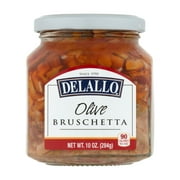DeLallo Chopped Olive Bruschetta, Non GMO, 10 oz Jar