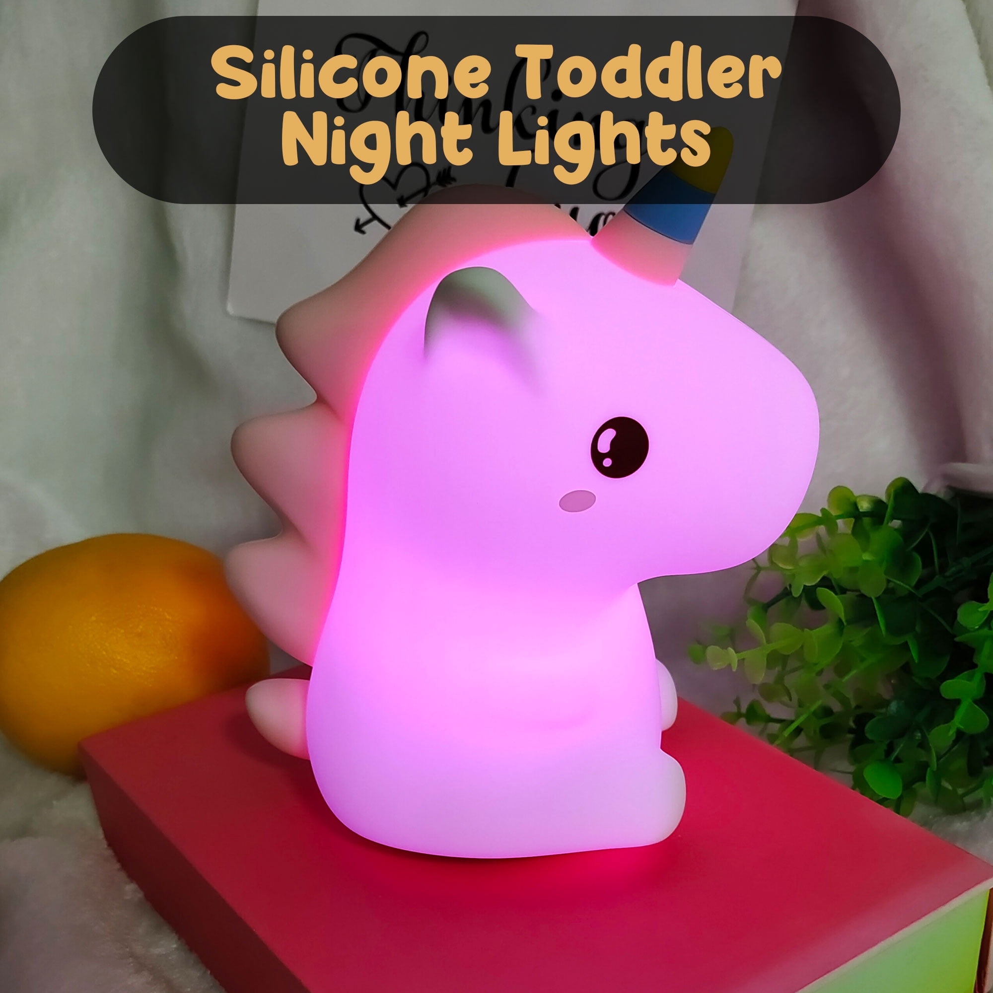 Easy Portable & Cute unicorn lamps for girls, Children and Toddler's Cute Room Decor For Sound Sleep And Ideal Birthday Gift - Unicorn
