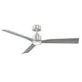 thumbnail image 3 of WAC Clean 52" Brushed Aluminum Dimmable LED Smart Ceiling Fan with Remote Control, 3 of 9