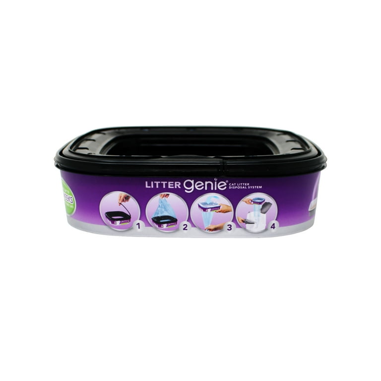 Litter Genie Cat Litter Disposal System Basic Refill. 4 Pack