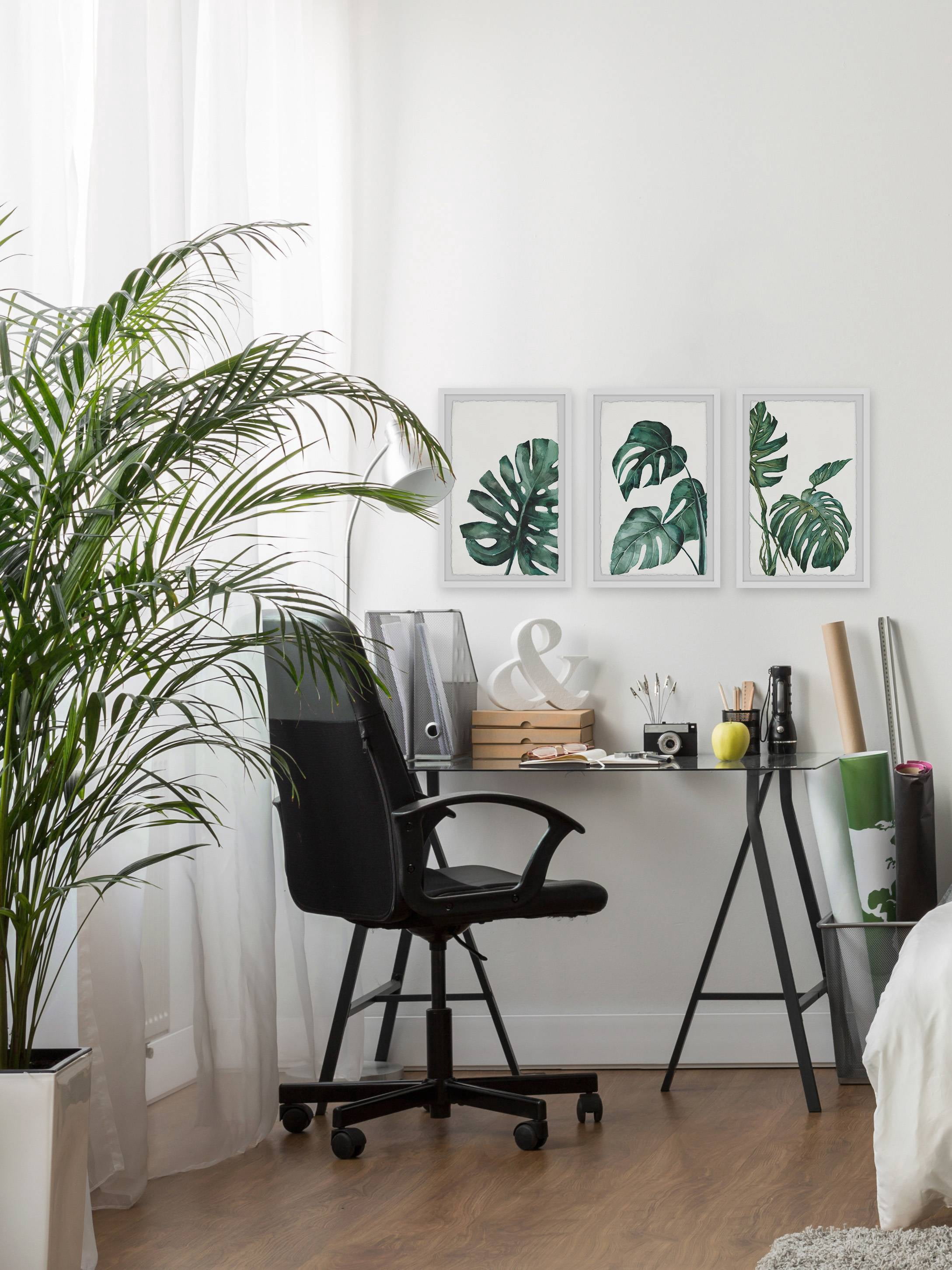 Marmont Hill Palmera White Triptych