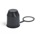 thumbnail image 3 of 2X Black Tow Bar Push-in Type Cover Cap Car Hitch Towball Trailer Protection Cap EIG88 Suitable for RV Trailer, 3 of 5