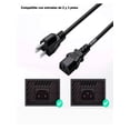 thumbnail image 4 of Cable De Corriente VIMI Paquete De 10 Piezas Para CPU Monitor PC, 4 of 11