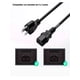 thumbnail image 4 of Cable De Corriente VIMI Paquete De 10 Piezas Para CPU Monitor PC, 4 of 11