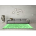 thumbnail image 3 of Ahgly Company Indoor Rectangle Abstract Emerald Green Modern Area Rugs, 8' x 12', 3 of 4
