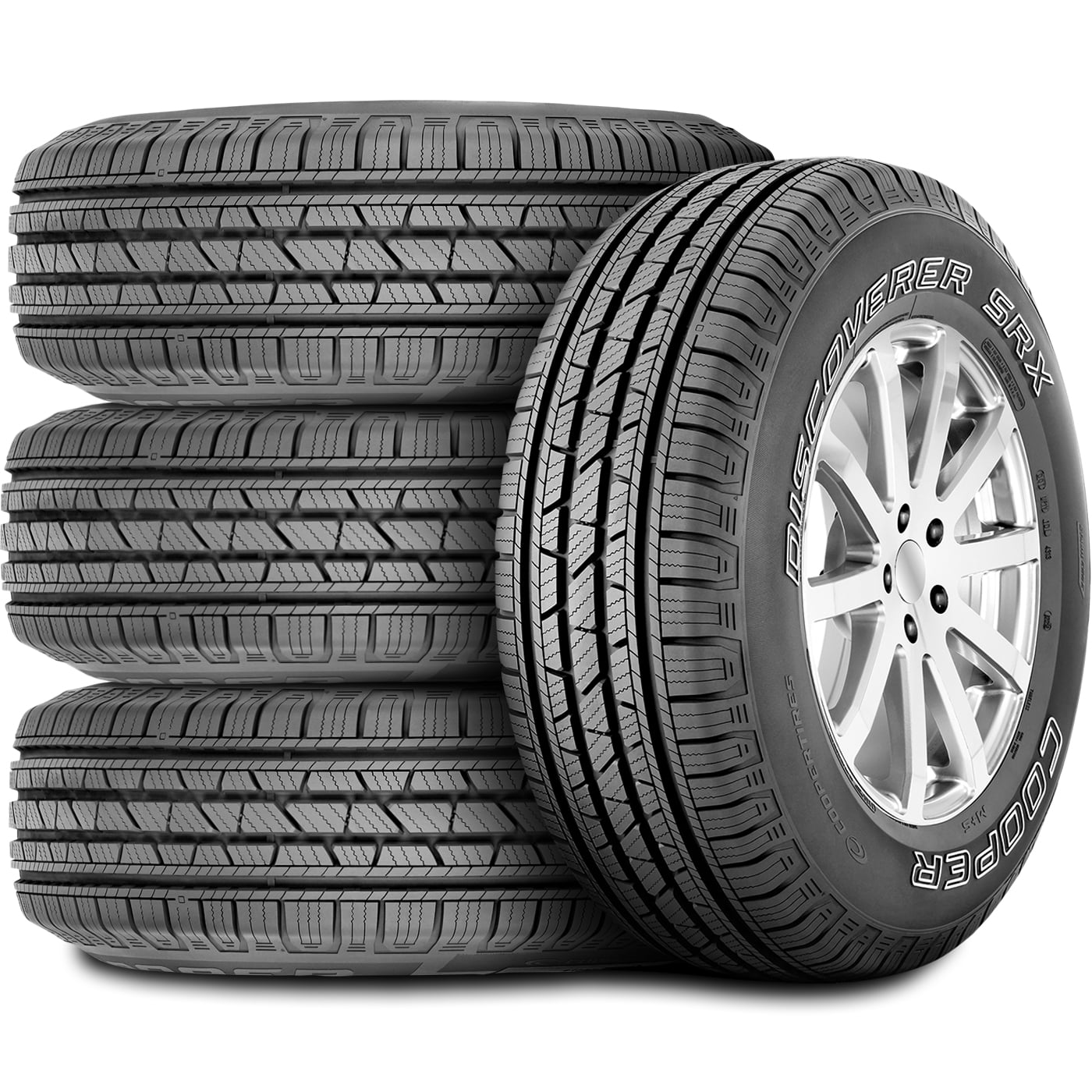 Set of 4 (FOUR) Cooper Discoverer SRX 265/70R17 115T A/S All Season Tires