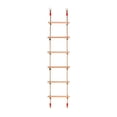thumbnail image 1 of Escalera de Cuerda de Columpio de Madera, Juego de Escalada para Niños, Escalera Colgante, Escalera de Cuerda de Obstáculos Portátiles, 6 Secciones Pa, 1 of 9