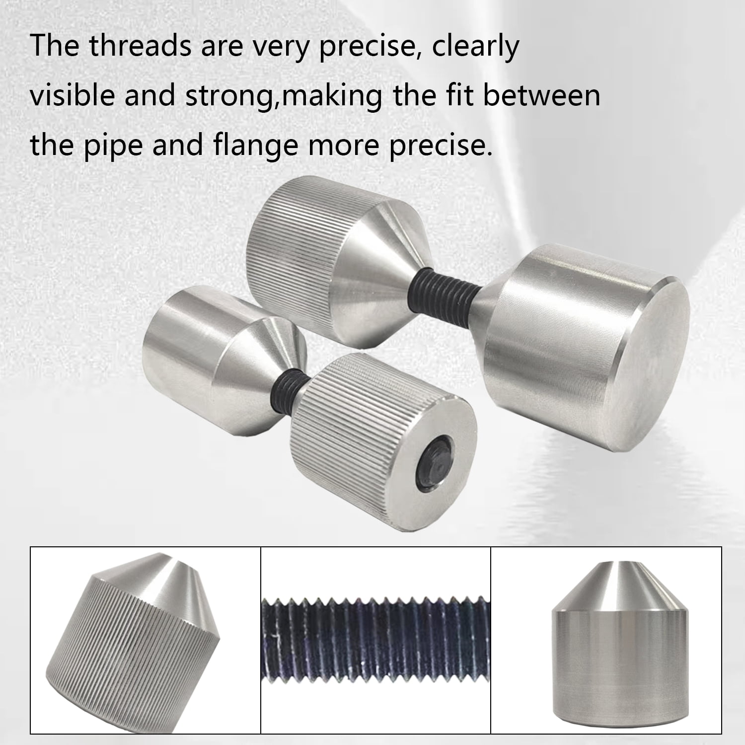 Flange Two Hole Pins 1-1/8” Two Hole Alignment Pins & 1-5/8” Two Hole Alignment Pins Stainless Steel Flange pin 4 Pcs